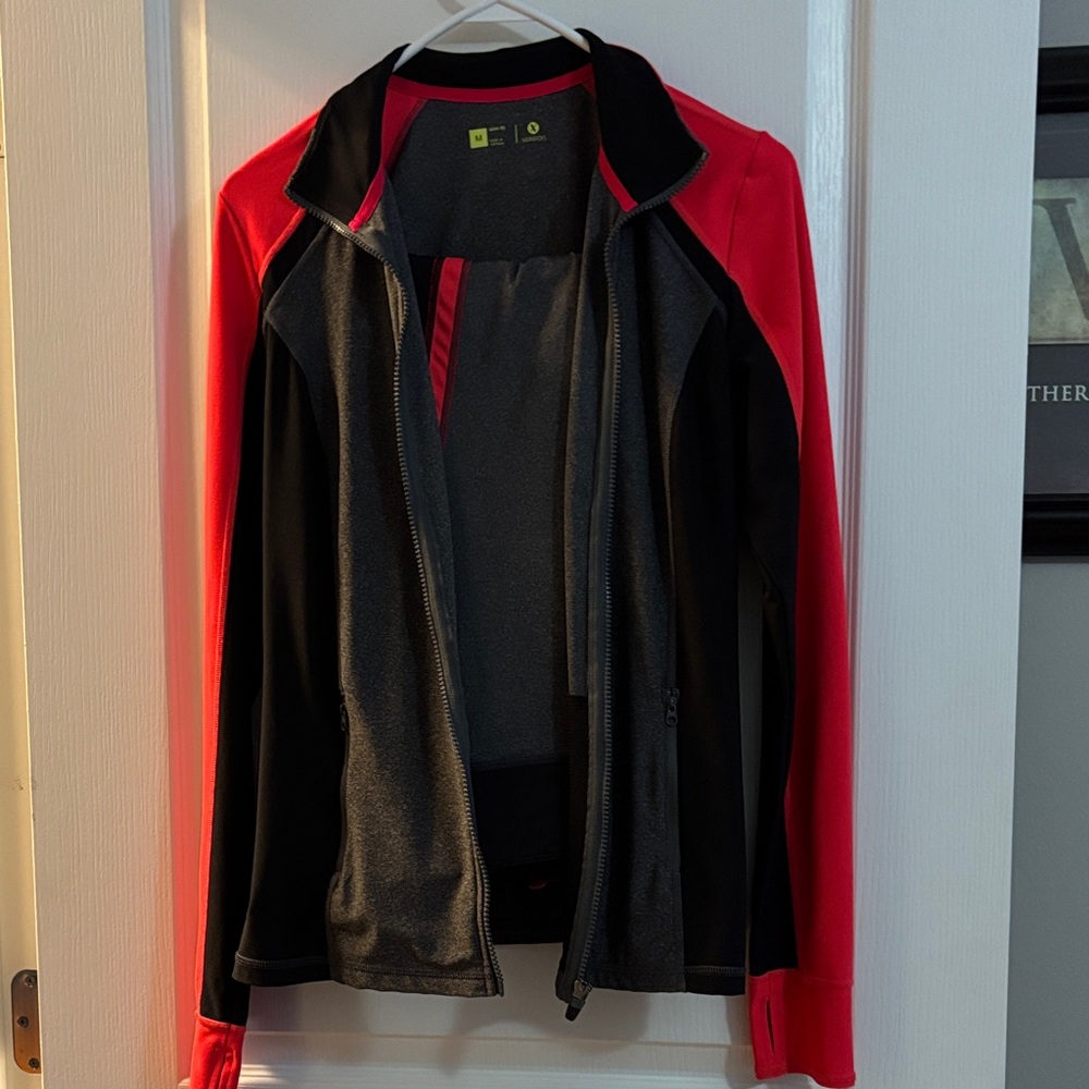 Xersion Red and Black Track Jacket and pants
